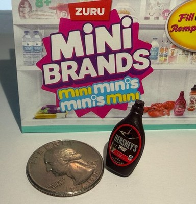 Mini Brands ~ Fill the Fridge ICONIC Hersheys Mini Mini Chocolate syrup ~ 1:12