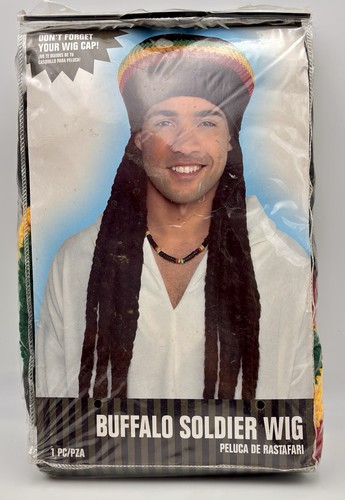 Buffalo Soldier Wig Rasta Dreadlocks Halloween Costume Accessory
