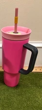 NWOT Owala Tumbler 40 Oz  Pink with the 2-in-1 lid, Straw