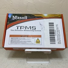 Masoll Tpms Tire Pressure Monitoring System Kit 4 Sensors Reset Tool Ford