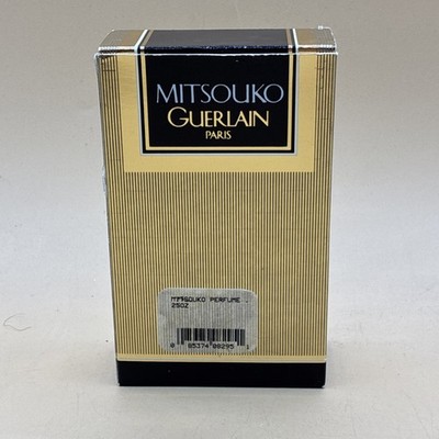 Vintage Mitsouko Guerlain Parfum No 7624, With Box 7.5ml, 1/4 OZ. Paris, Full