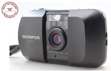  N MINT   Olympus mju  Stylus 35mm F3.5 Black Point  Shoot Film Camera JAPAN