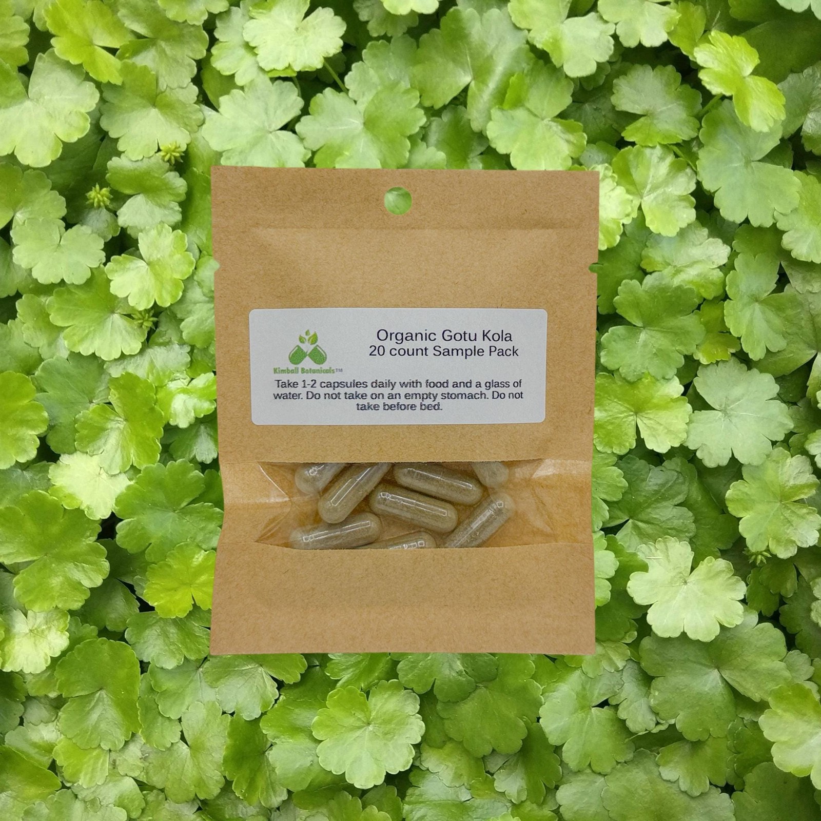 Organic Gotu Kola (Centella asiatica) 500mg and 650mg vegetarian capsules made