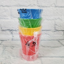 Tupperware Kids Bell Tumblers Set Classic NEW Primary Colors