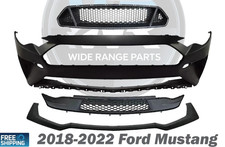 New Front Bumper Cover Primd Grille Assembly Kit For 2018-2022 Ford Mustang Gt New Front Bumper Cover Primd Grille Assembly Kit For 2018-2022 Ford Mustang Gt