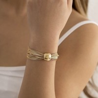 Halskette Armband Geometrisch Kugel Choker Mehrschichtig Gold Schmuck Frauen