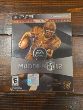 Madden NFL 12 Hall of Fame Edition PS3 w/ Manual & Case, Multiplayer E 2011
