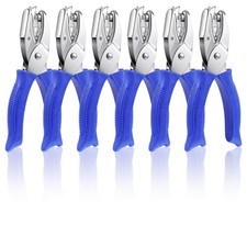 6-Pack Craft Hole Punchers Set - 1/4" Hole Punch Tool for Scrapbooking, Card ...