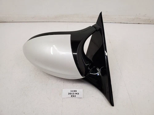✅ 08-13 OEM BMW E92 E93 M3 Passenger Side Heated Folding Mirror Assembly White *