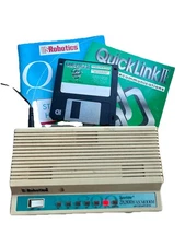 Vintage 28,800 Bps Computer Data/Fax Modem W/ Floppy Ac Adapter Instructions Box