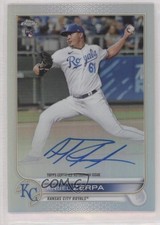 2022 Topps Chrome Rookie Auto Refractor 326/499 Angel Zerpa #RA-AZ Auto 0st9