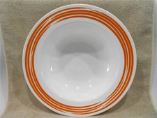 NEW Corelle BRUSHED STROKES 28-oz TANGERINE ORANGE Entree Bowl Pasta Serving