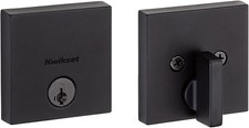 lot of 2 Kwikset 92580-022 Deadbolt w/ SmartKey Matte Black Finish Low Profile