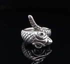 Vintage Mexican Sterling Silver Snake ’Size I’ Pinky Ring