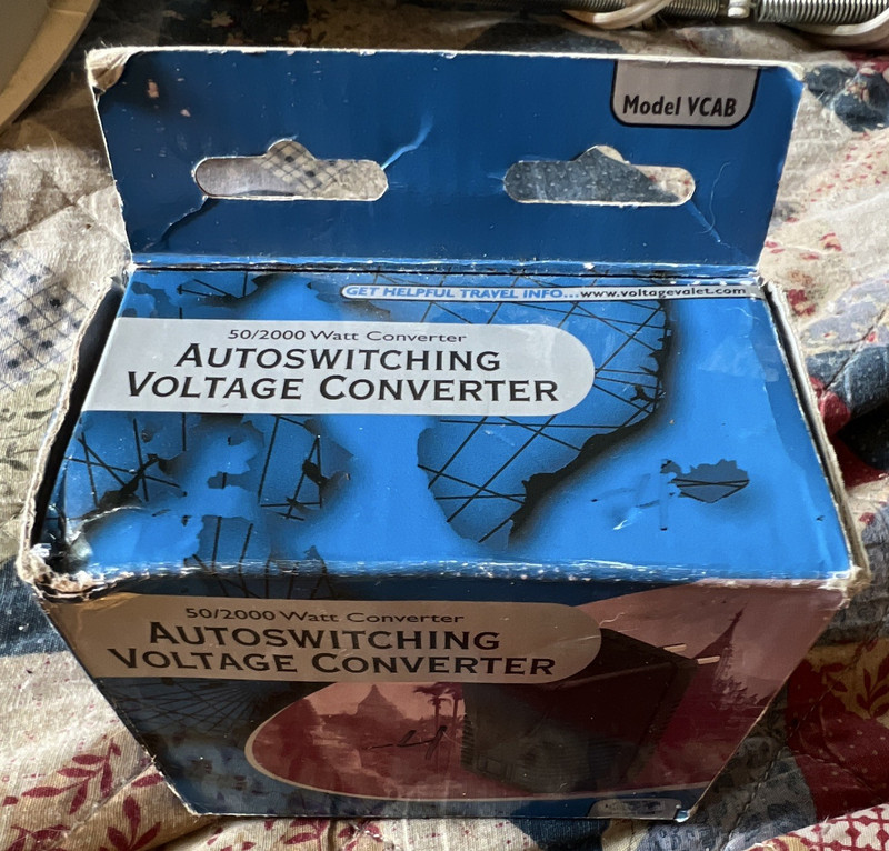 Voltage Valet VCAB Autoswitching Voltage Converter 50/2000W US to Universal
