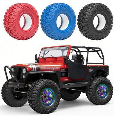 2.2'' Crawler Tires for 1/10 SCX10 AX10 Wraith 1/8 Yikong CROSSRC RC Car （4pcs）