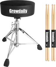 Drum Throne Seat,Adjustable Stool Drum Universal Thick Padded Drum Throne Drumme