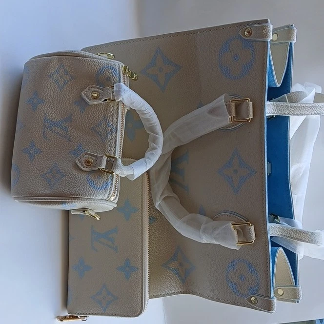 Louis Vuitton Satchel/Top Handle Bag Blue Bags & Handbags for