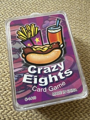 Vintage Keychain Crazy Eights Card Game Deck Of Cards