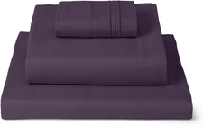 Twin Sheets Set - 3 PC Iconic Collection Bedding - Hotel Luxury, Extra Soft, Coo