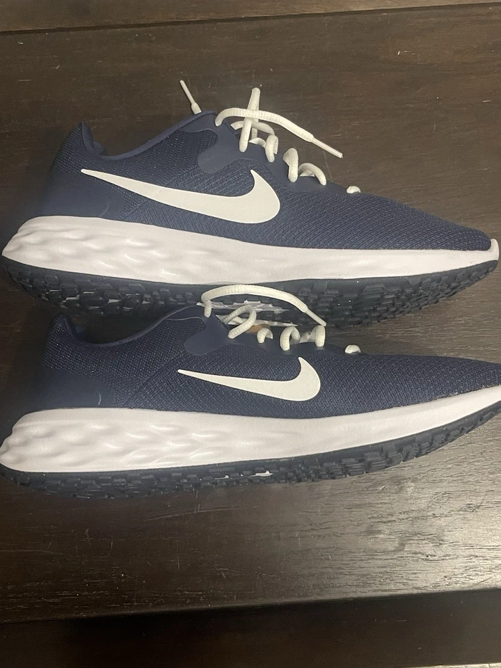 Nike Revolution 6 NN Midnight Navy White Sneakers DC3728-401 Mens Size 12 - Image 4 of 4