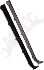 APDTY 140900 Door Window Rubber Belt Weatherstrip Dew Wipe Sweep Front Door Set