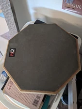 HQ Real Feel 12" Practice Drum Percussion Pad Vintage