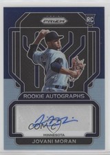 2022 Panini Prizm Rookie Blue & Carolina 23/25 Jovani Moran #RA-JI Auto 0v33