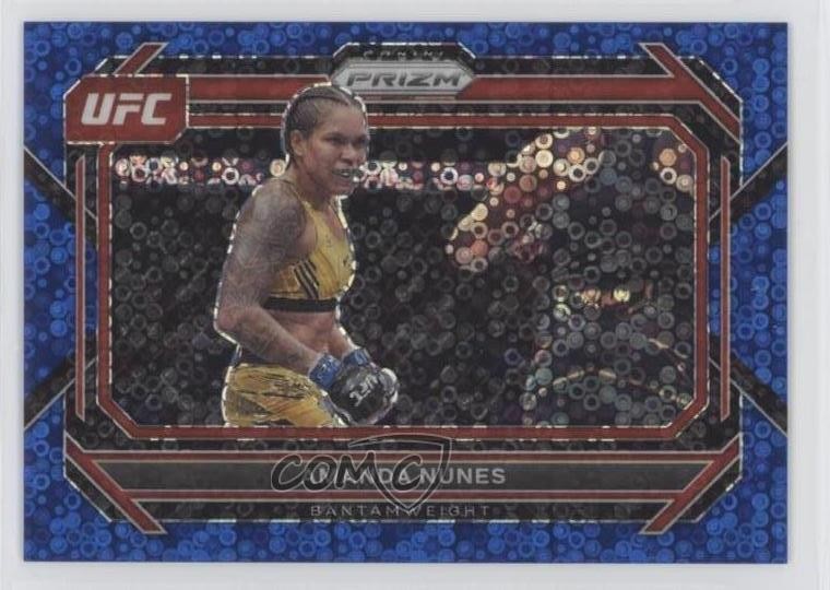 2023 Panini Prizm UFC Blue Under Card Prizm 21/25 Amanda Nunes #66 0c3