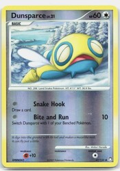 Dunsparce 47/123 Mysterious Treasures Reverse Holo