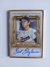 2024 Topps Gilded - Gold Framed Hall of Famer Autographs Bert Blyleven 30/99