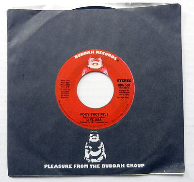 Life USA 45 Foxy Trab Buddah Records Disco VG Ausgezeichnet #B908