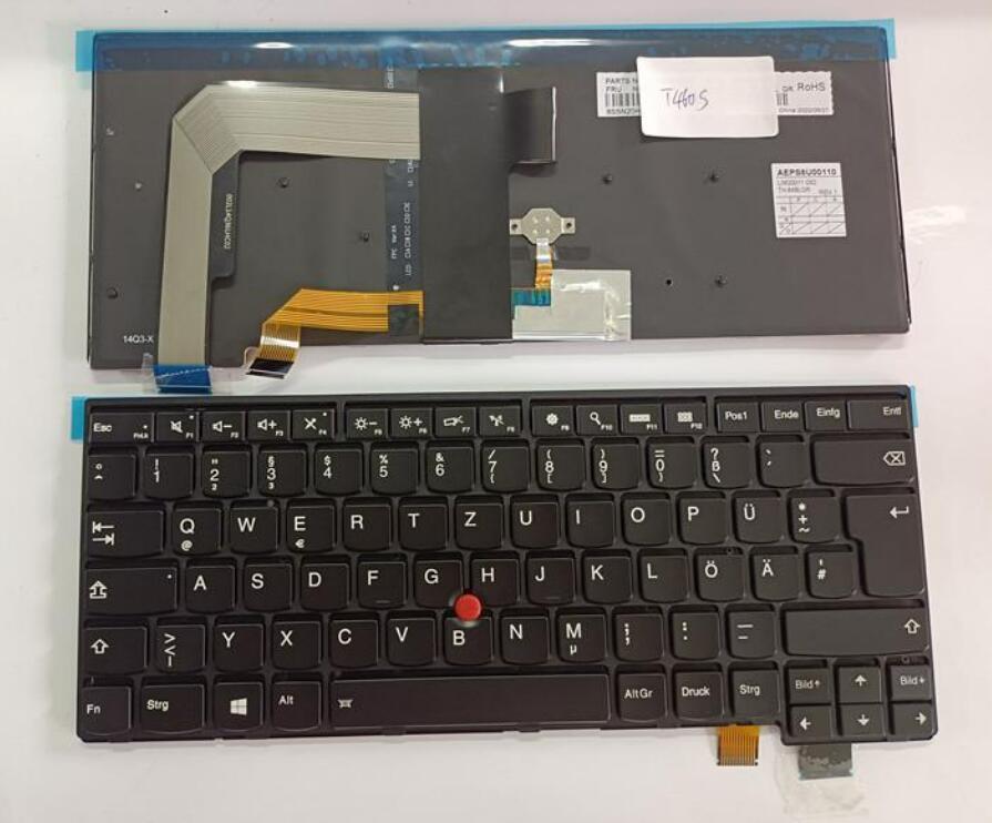 Deutsche Tastatur für Lenovo Thinkpad T460S T470s Hintergrundbeleuchtung