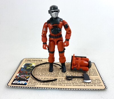 未開封 1991 GI JOE BARBECUE フィギュア Hasbro Barbeque V1 Vintage GI Joe Action Figure Near Complete w/ Filecard