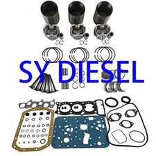 3TNM68 Rebuild Kit Engine Gasket Fit for Yanmar Excavator Tractor Repair Parts