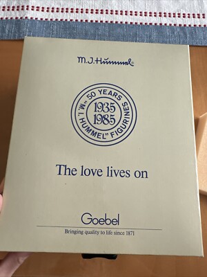 Vtg Goebel Hummel ''The Love Lives On'' 1985 50 Year Jubilee Figurine - W Germany
