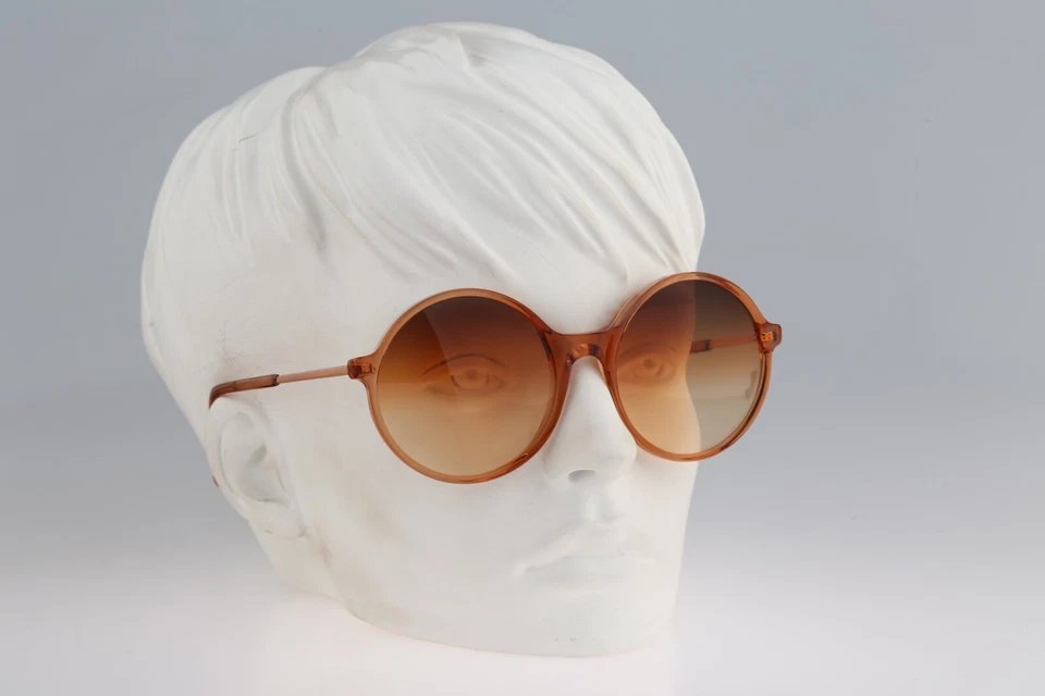 Óculos de sol Andy Wolf Charlie Col. C vintage anos 2000 lentes coloridas laranja oversized - Imagem 2 de 4