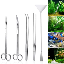 Aquatic Plant Tools UEETEK Aquarium Tool Set Portable Tweezers for