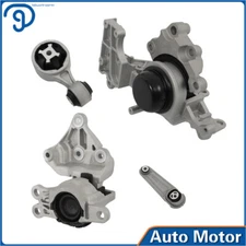 4PCS Motor Mount Kit Set For 14-17 Nissan Rogue 2.5L Engine - Auto Transmission