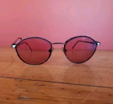 Eyeglass Frames LA GEAR Metallic Pink Tortoise Shell Designer Temple 120 MM VTG