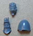 Space Marines - Primaris Librarian - Head & Gauntlet top (a) Bits Kitbash 40K