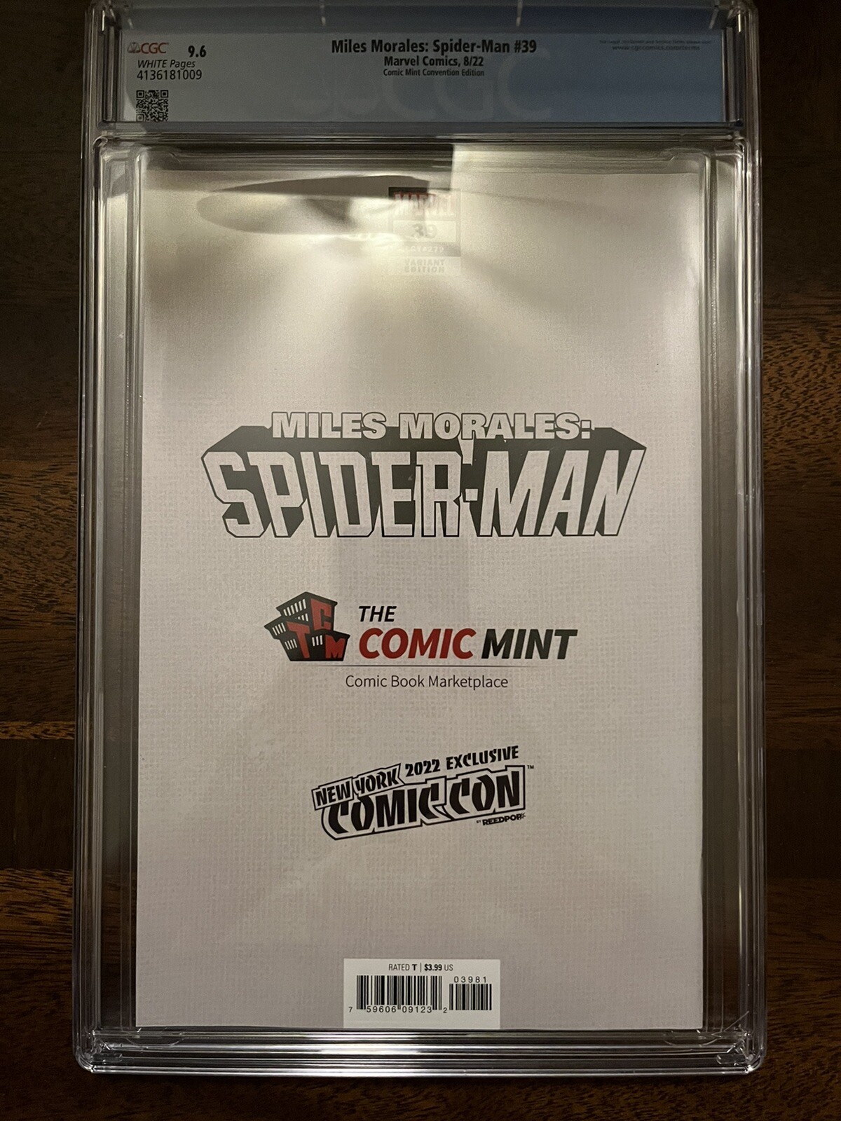 MILES MORALES SPIDER-MAN 39 CGC 9.8 IVAN TAO NEGATIVE SPACE TRADE VARIANT-A  HOT!