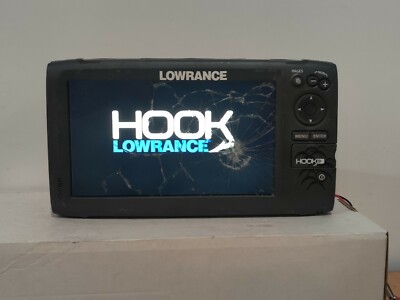Lowrance HOOK-9 FishFinder Sonar Radar Mapping 000-12668-001 - TESTED