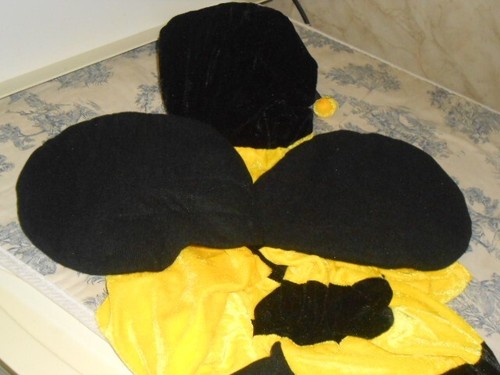 Forum Novelties Bumble Bee Hooded Halloween Costume Youth Size S - Picture 5 of 6