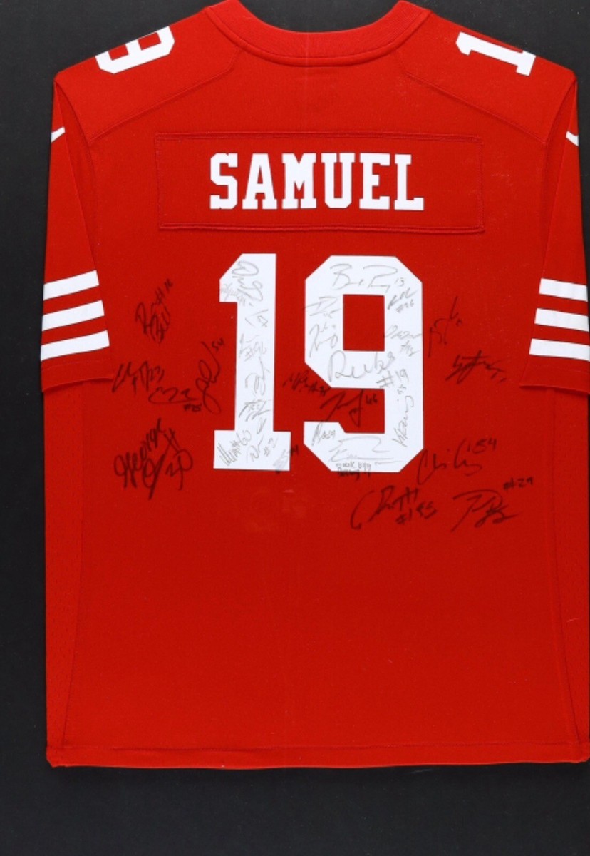 Back Deebo Samuel Jersey Number 2023 San Francisco 49ers Team