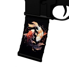 Mag Skin Vinyl Wrap for Airsoft (AEG) Magazines - Koi Fish