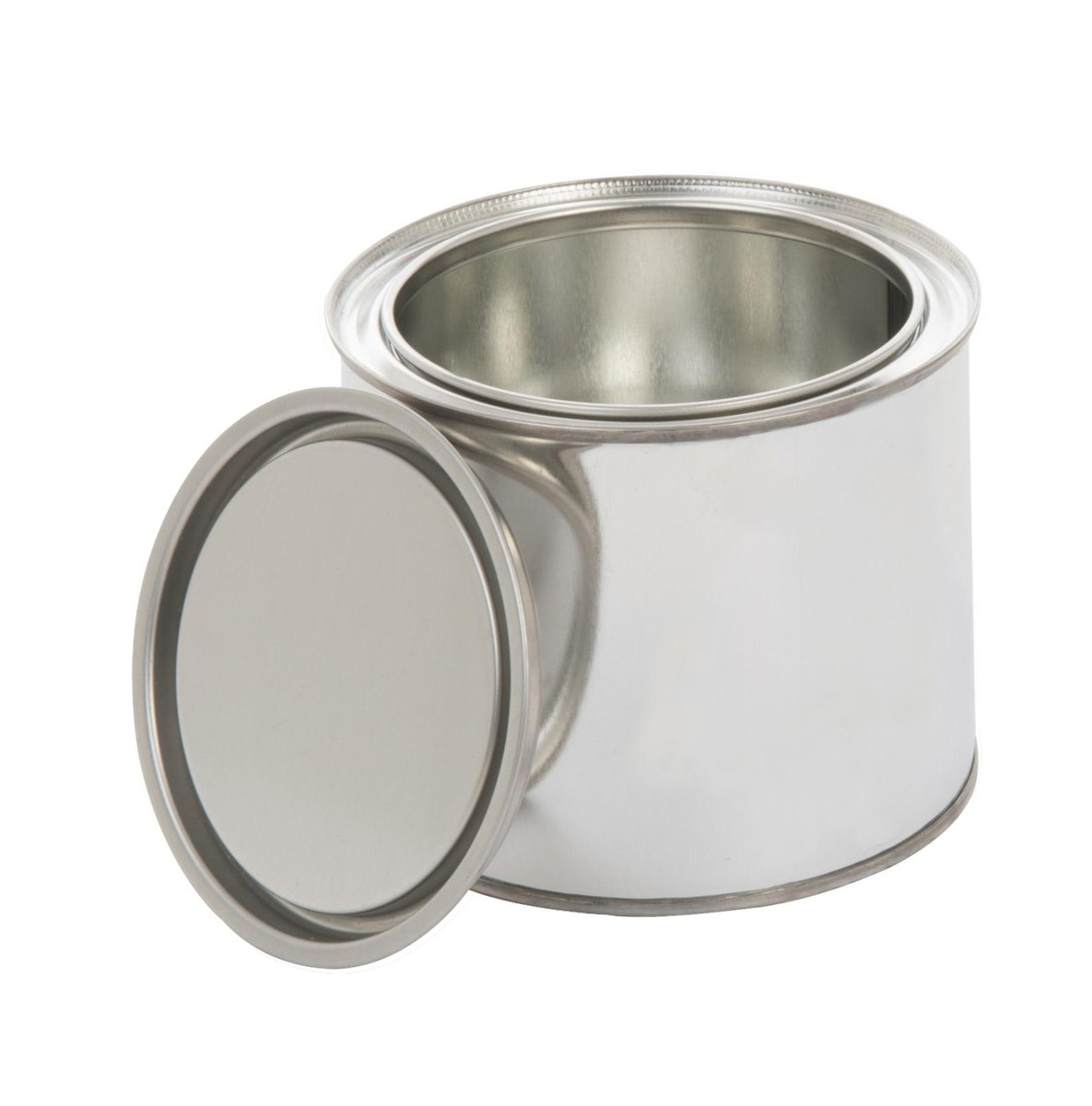 Leere Blechdose inkl. Deckel 0,5 L