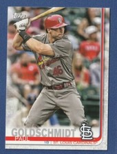PAUL GOLDSCHMIDT 2019 Topps PROMO Clear Travel #CP-92 St Louis Cardinals Card*