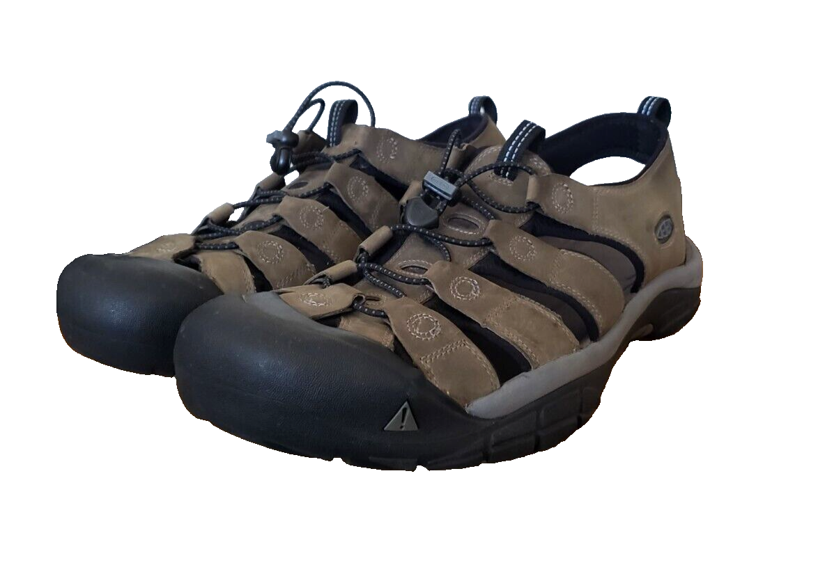 Sandali da trekking KEEN Newport H2 da uomo taglia 16 sandali da pescatore impermeabili in pelle