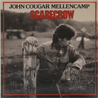 JOHN COUGAR MELLENCAMP Scarecrow USED 1985 LP Pop Rock Vinyl Record RIVA-824865